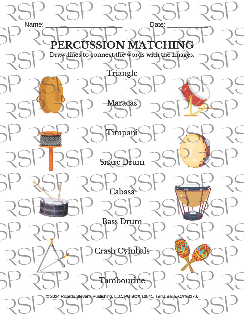 Percussion Matching