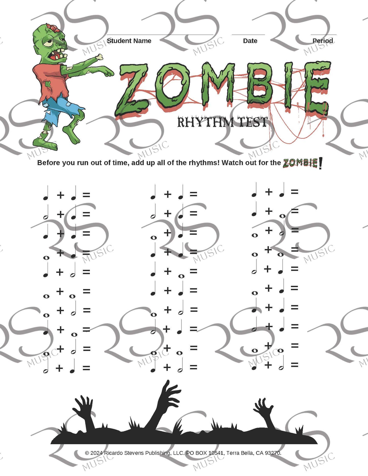 Zombie Rhythm Test