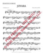 Sheet music for baritone saxophone with Jovara by Ricardo Stevens on a white background