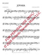 Sheet music for clarinet with 'Jovara' by Ricardo Stevens, featuring musical notes and text.