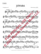 Sheet music for 'Jovara' by Ricardo Stevens with copyright and usage notice for F Horn.