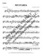 Sheet music for 'Mystaria' by Ricardo Stevens with copyright notice for F Horn.