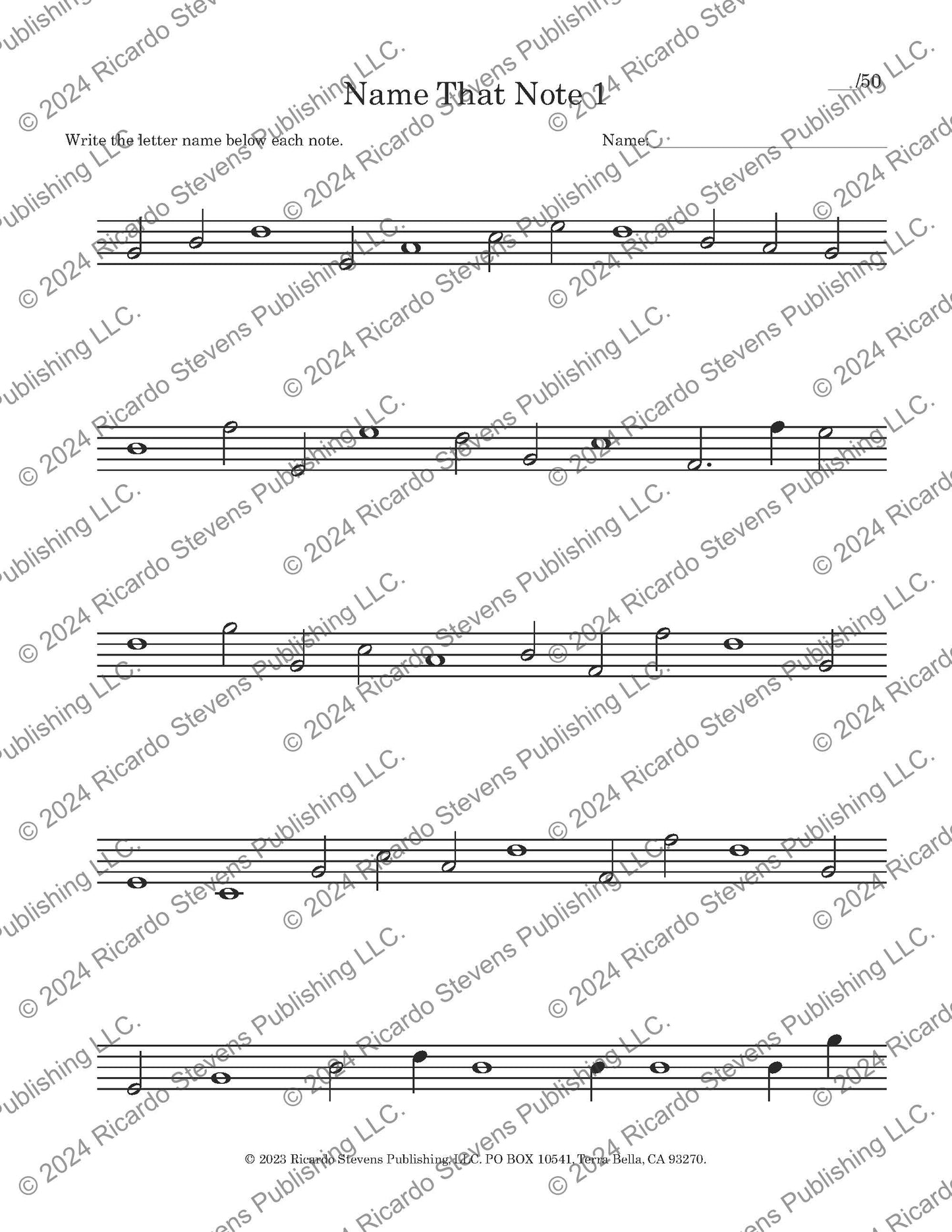 Name That Note 1
